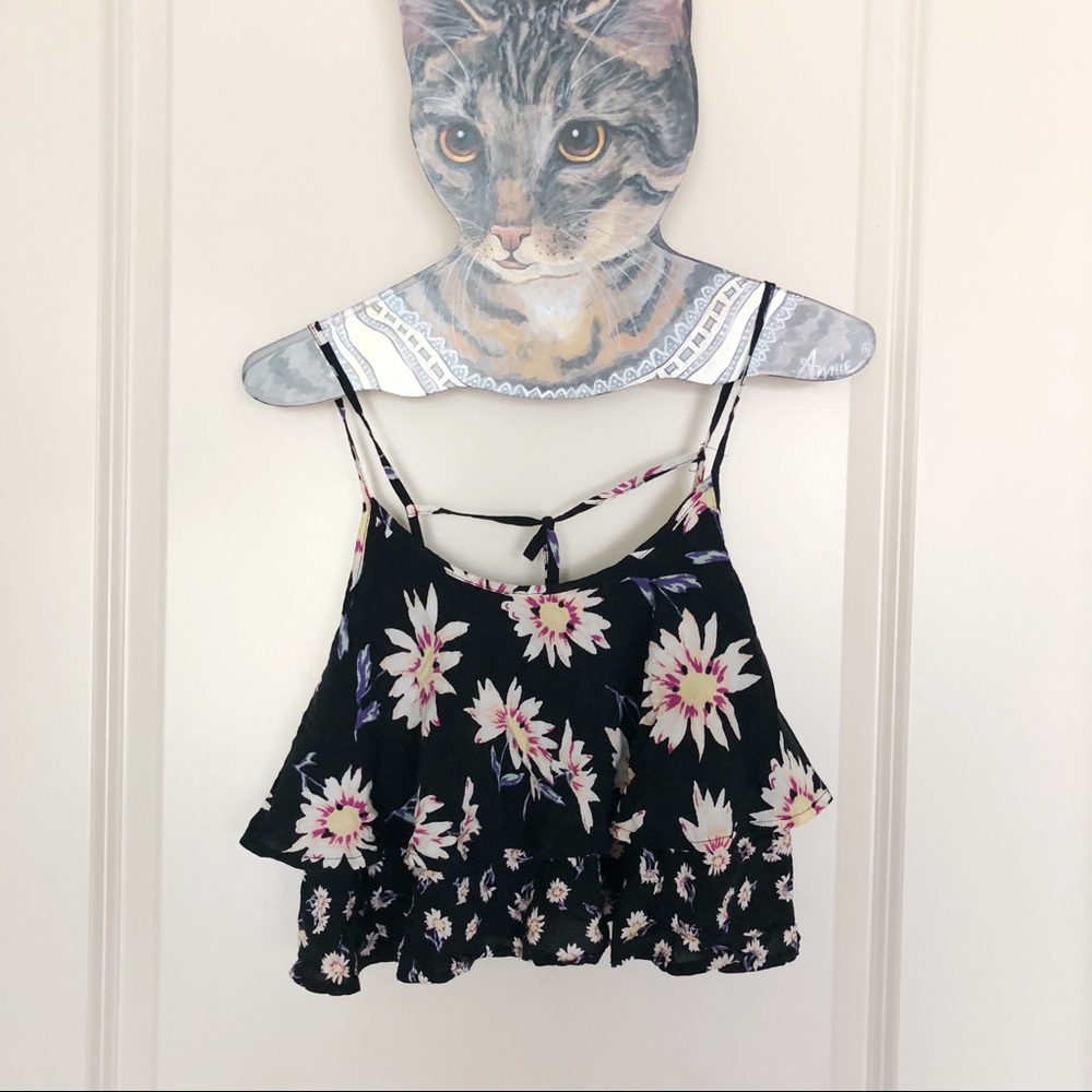 Kimchi Blue Floral Crop Top